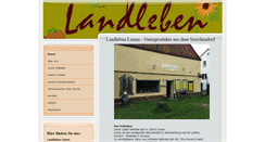 Desktop Screenshot of landleben-linum.de