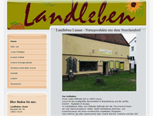 Tablet Screenshot of landleben-linum.de